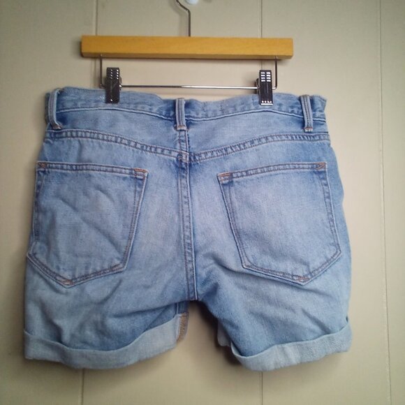 Gap Shorts 24 Sexy Boyfriend Denim Roll Hem - Picture 4 of 11
